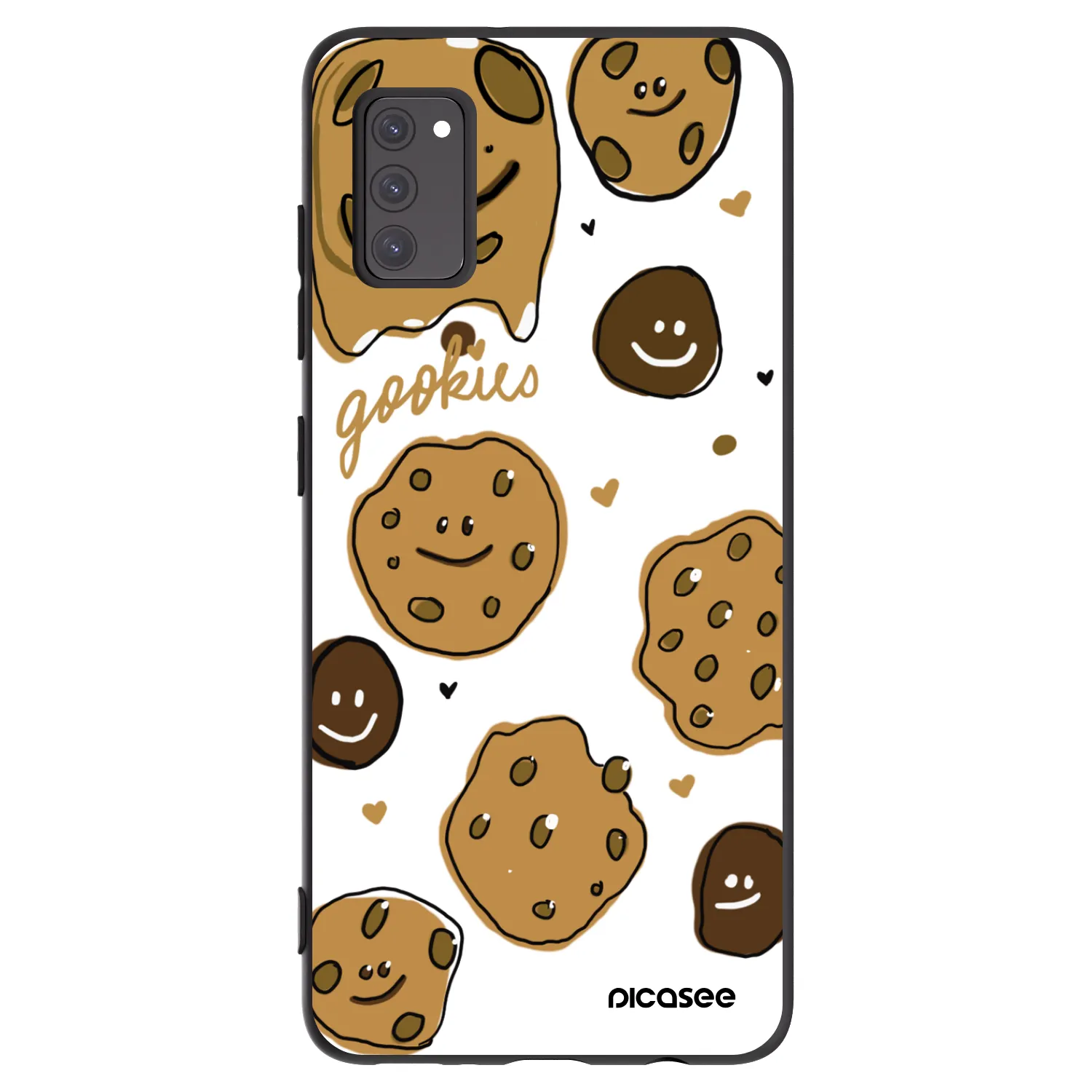Picasee fekete szilikon tok az alábbi mobiltelefonokra Samsung Galaxy A41 A415F - Gookies