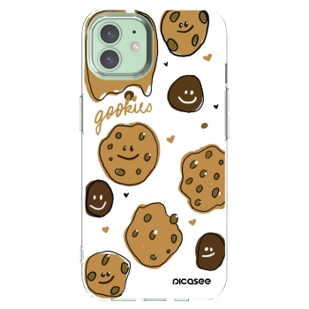 Picasee átlátszó szilikon tok az alábbi mobiltelefonokra Apple iPhone 12 - Gookies