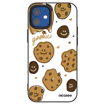 Picasee fekete szilikon tok az alábbi mobiltelefonokra Apple iPhone 12 mini - Gookies