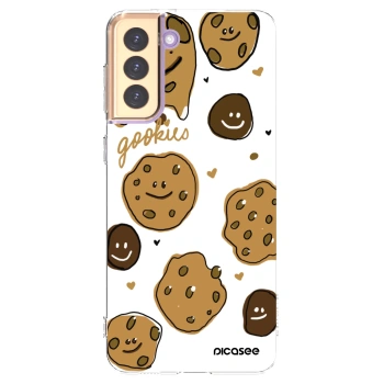 Picasee átlátszó szilikon tok az alábbi mobiltelefonokra Samsung Galaxy S21+ 5G G996F - Gookies