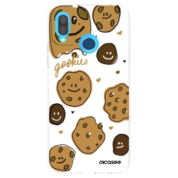 Picasee átlátszó szilikon tok az alábbi mobiltelefonokra Huawei P20 Lite - Gookies