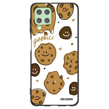 Picasee fekete szilikon tok az alábbi mobiltelefonokra Samsung Galaxy A22 A225F 4G - Gookies