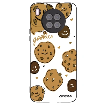 Picasee fekete szilikon tok az alábbi mobiltelefonokra Huawei Nova 8i - Gookies