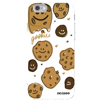 Picasee átlátszó szilikon tok az alábbi mobiltelefonokra Apple iPhone 6/6S - Gookies