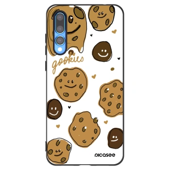 Picasee fekete szilikon tok az alábbi mobiltelefonokra Huawei P20 Pro - Gookies