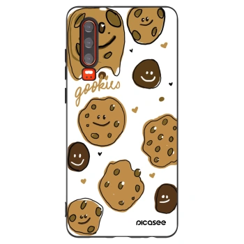 Picasee fekete szilikon tok az alábbi mobiltelefonokra Huawei P30 - Gookies