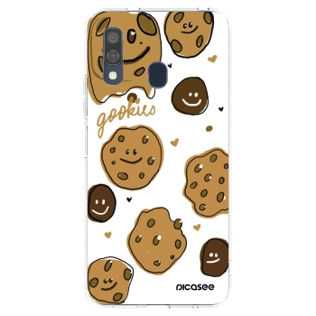 Picasee átlátszó szilikon tok az alábbi mobiltelefonokra Samsung Galaxy A40 A405F - Gookies