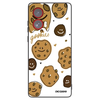 Picasee fekete szilikon tok az alábbi mobiltelefonokra Motorola Edge 50 Fusion - Gookies