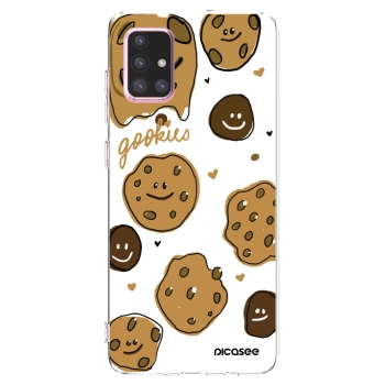 Picasee átlátszó szilikon tok az alábbi mobiltelefonokra Samsung Galaxy A71 A715F - Gookies