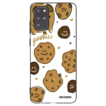 Picasee fekete szilikon tok az alábbi mobiltelefonokra Samsung Galaxy S20+ G985F - Gookies
