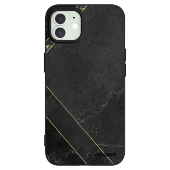 Picasee fekete szilikon tok az alábbi mobiltelefonokra Apple iPhone 12 - Black tile