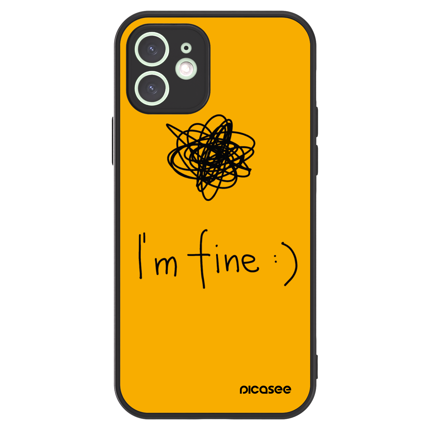Picasee ULTIMATE CASE MagSafe Apple iPhone 12 - készülékre - I am fine