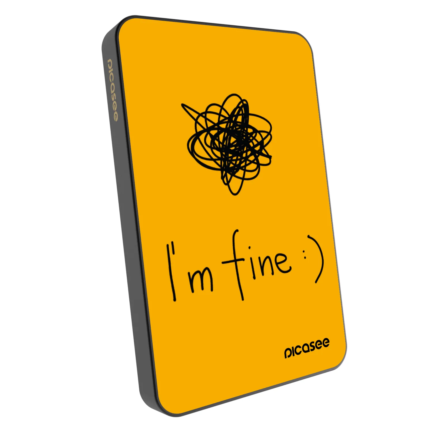 Picasee Powerbank MagSafe 5 000 mAh Szürke - I am fine