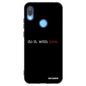 Picasee fekete szilikon tok az alábbi mobiltelefonokra Huawei Y6 2019 - Do it. With love.
