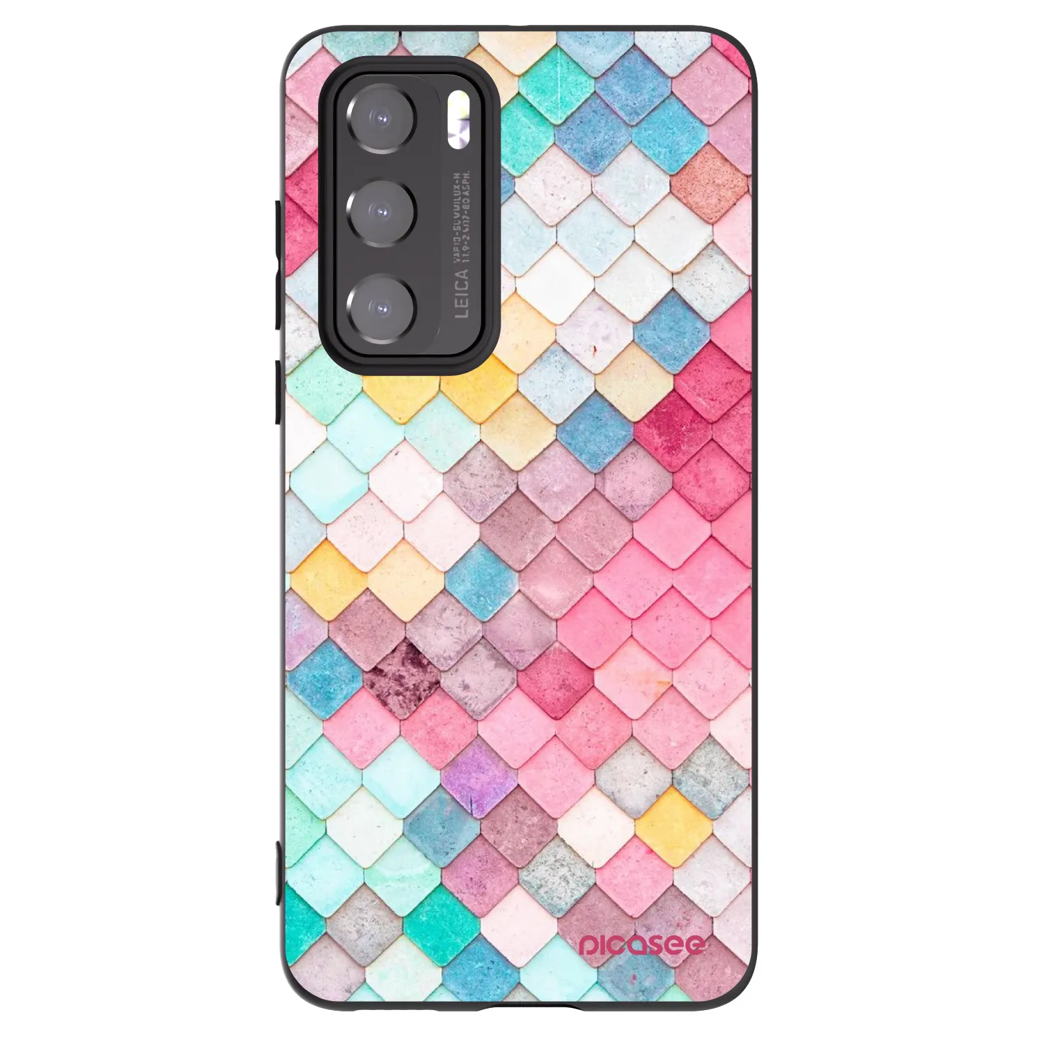 Picasee fekete szilikon tok az alábbi mobiltelefonokra Huawei P40 - Colorful roof