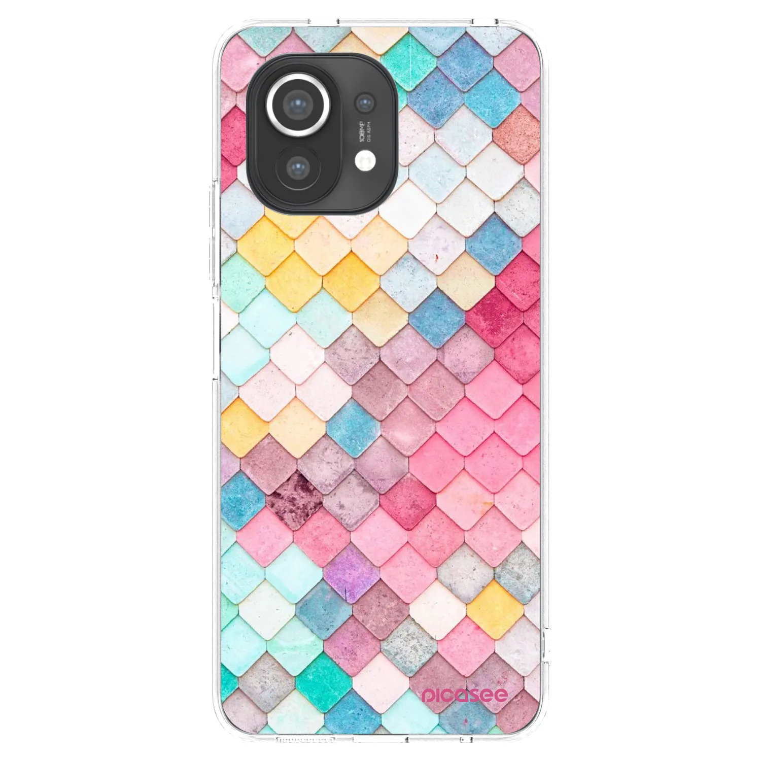 Picasee átlátszó szilikon tok az alábbi mobiltelefonokra Xiaomi Mi 11 - Colorful roof