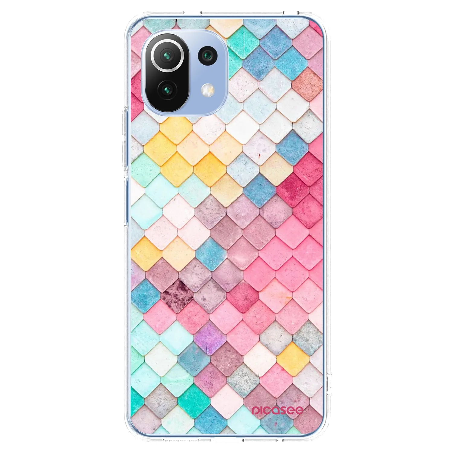 Picasee átlátszó szilikon tok az alábbi mobiltelefonokra Xiaomi 11 Lite 5G NE - Colorful roof