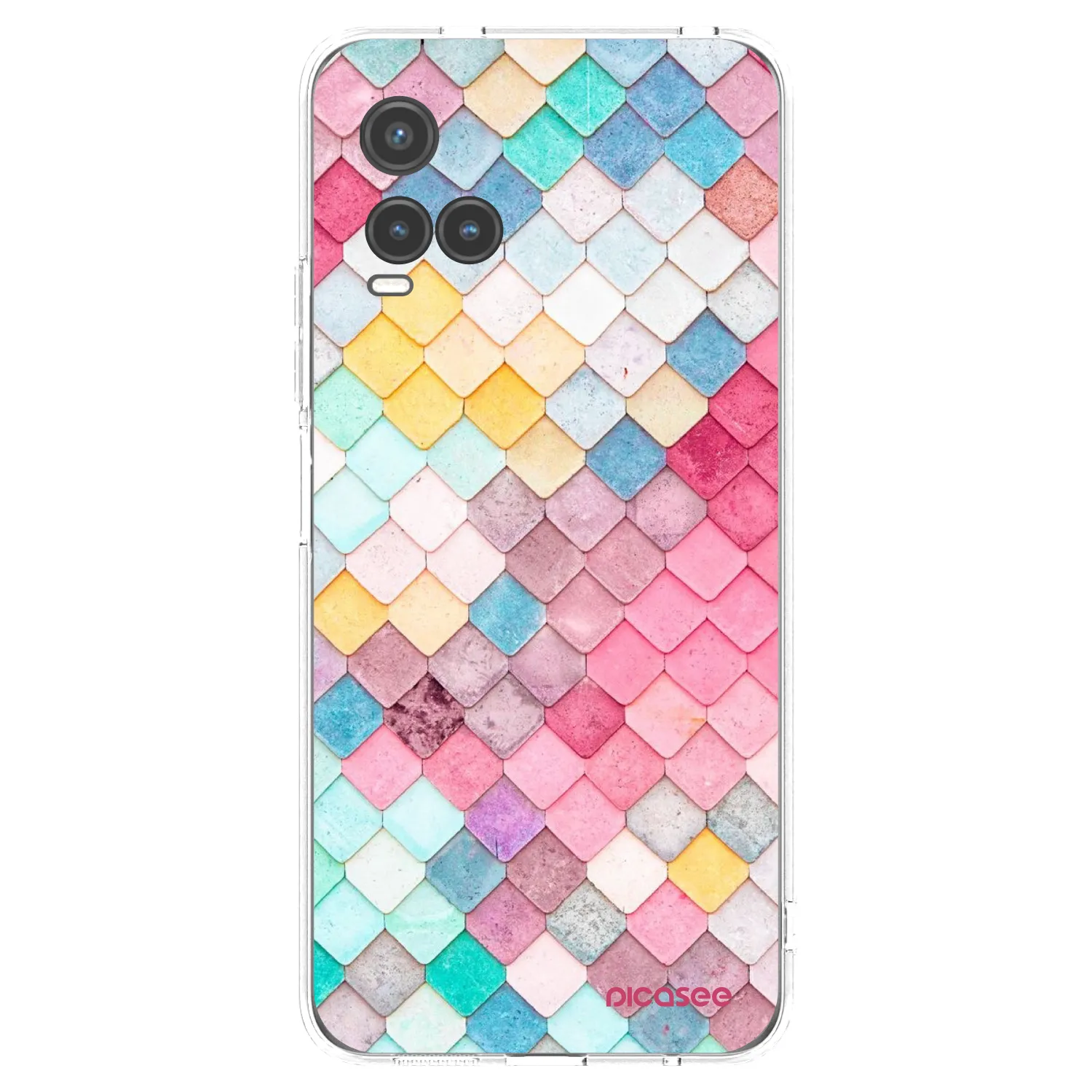 Picasee átlátszó szilikon tok az alábbi mobiltelefonokra Vivo Y33s - Colorful roof