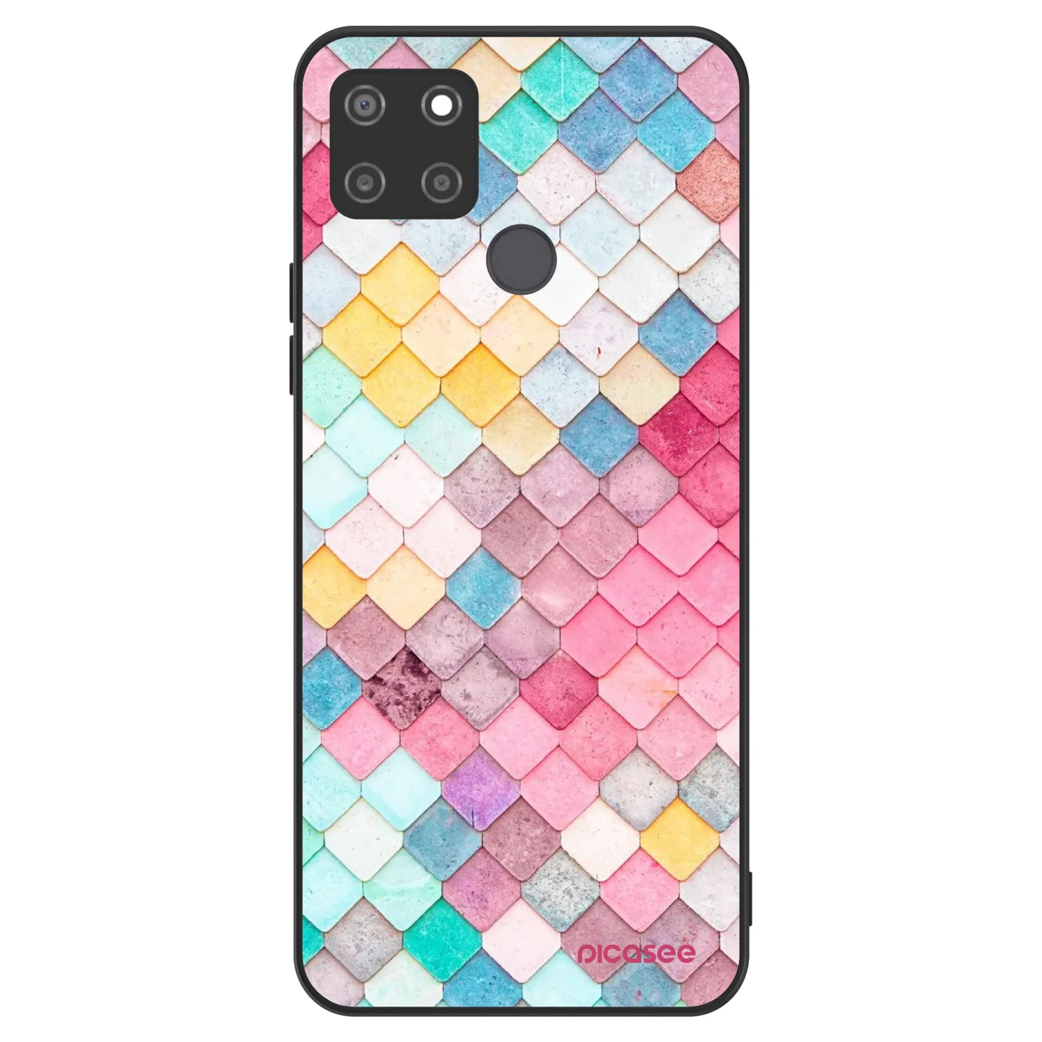 Picasee ULTIMATE CASE Realme C21Y - készülékre - Colorful roof