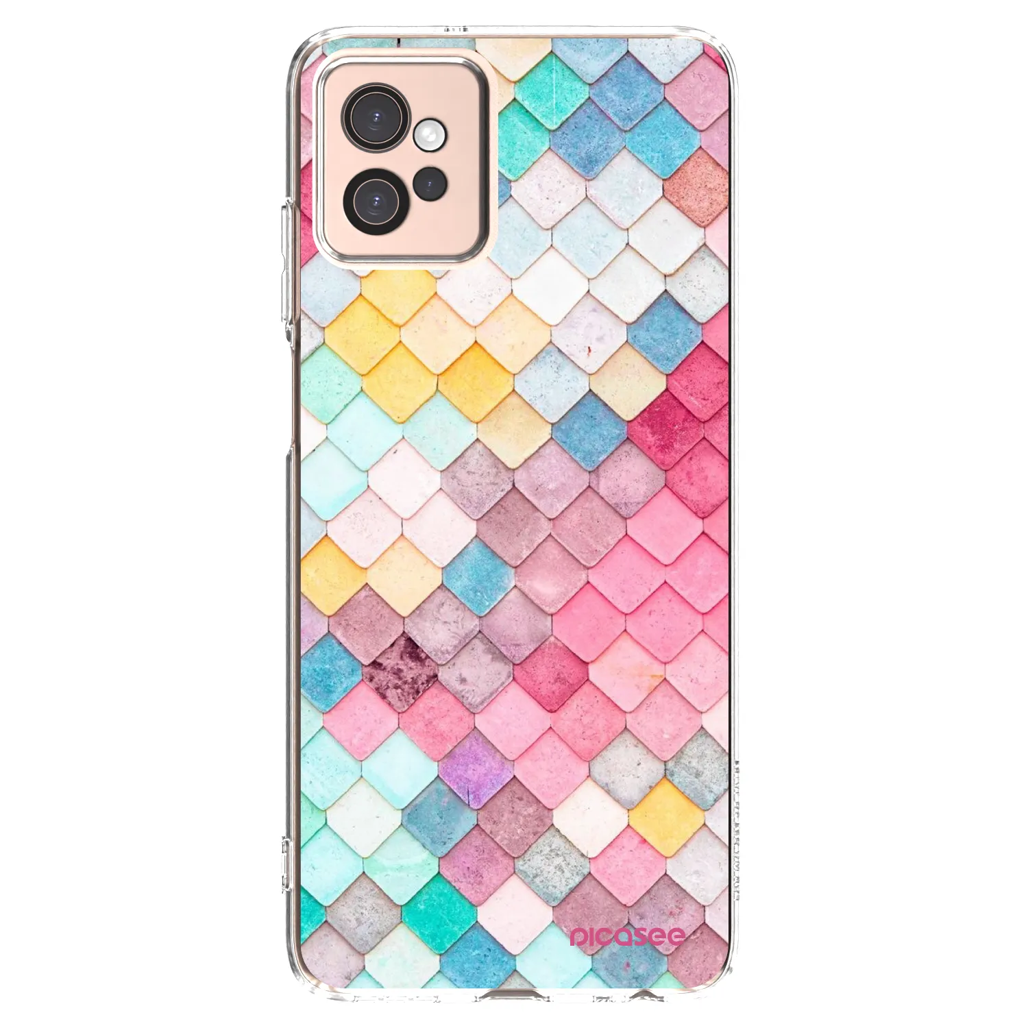 Picasee átlátszó szilikon tok az alábbi mobiltelefonokra Motorola Moto G32 - Colorful roof