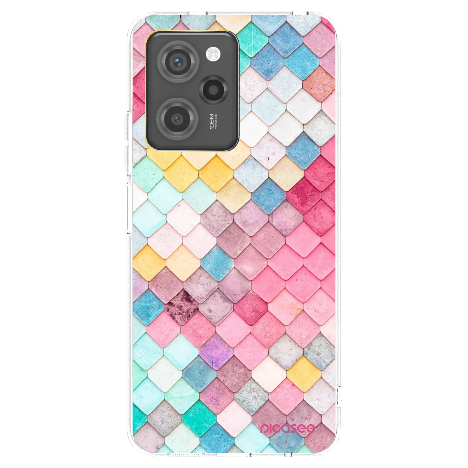 Picasee fekete szilikon tok az alábbi mobiltelefonokra Xiaomi Poco X5 Pro - Colorful roof