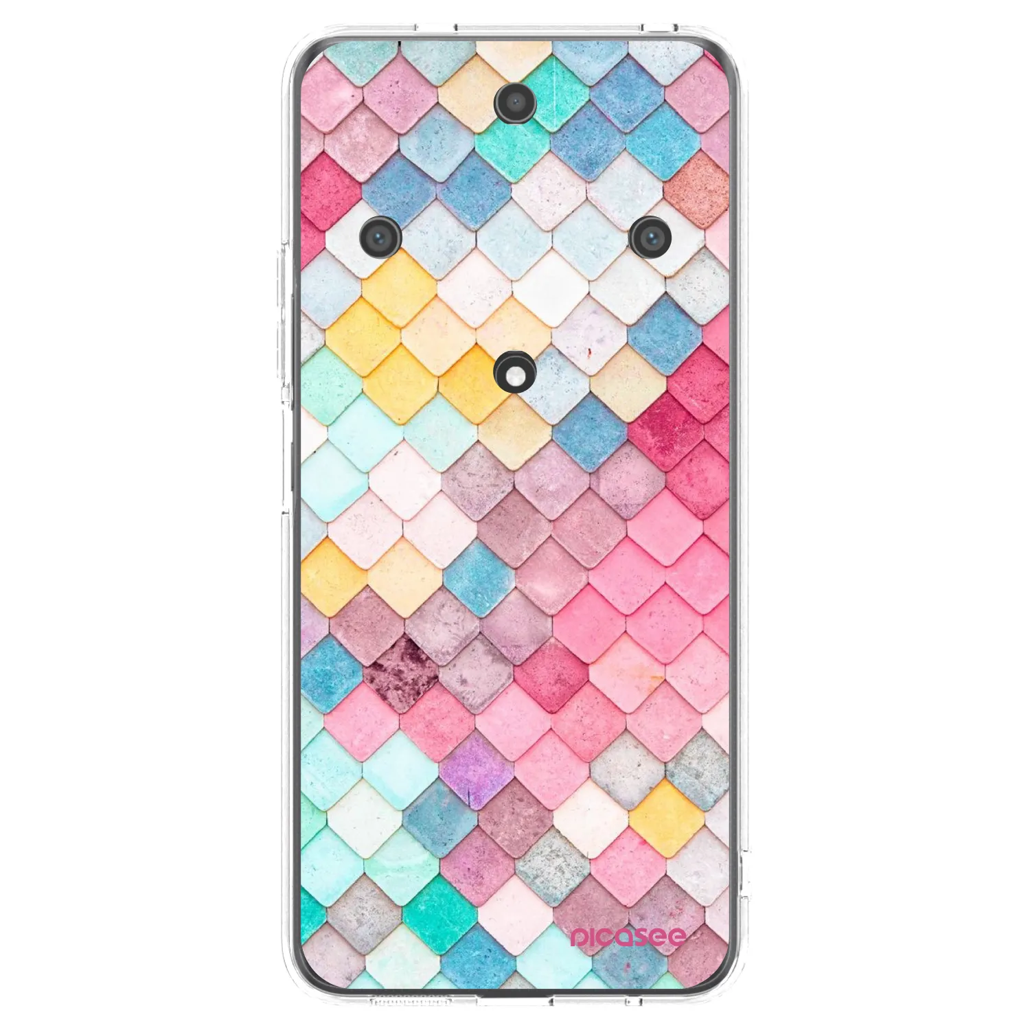 Picasee átlátszó szilikon tok az alábbi mobiltelefonokra Honor Magic5 Lite 5G - Colorful roof