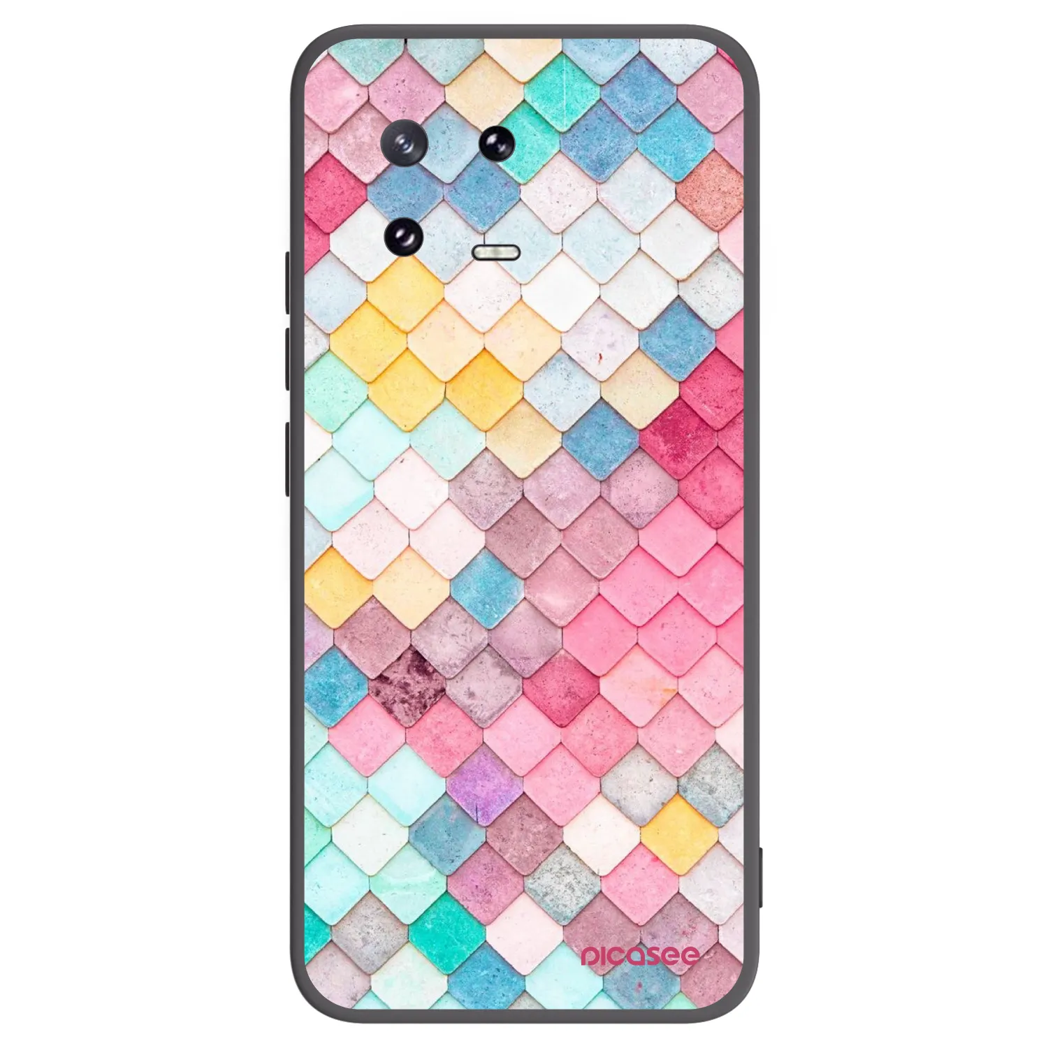 Picasee fekete szilikon tok az alábbi mobiltelefonokra Xiaomi 13 Pro - Colorful roof