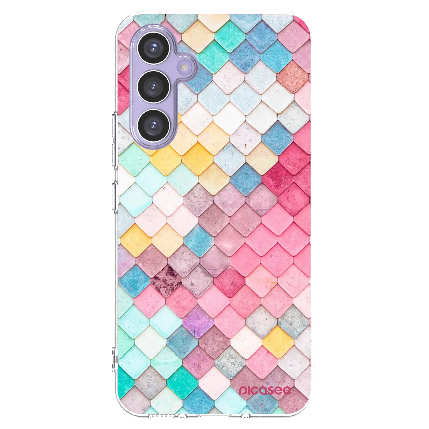 Picasee átlátszó szilikon tok az alábbi mobiltelefonokra Samsung Galaxy A54 5G A546B - Colorful roof
