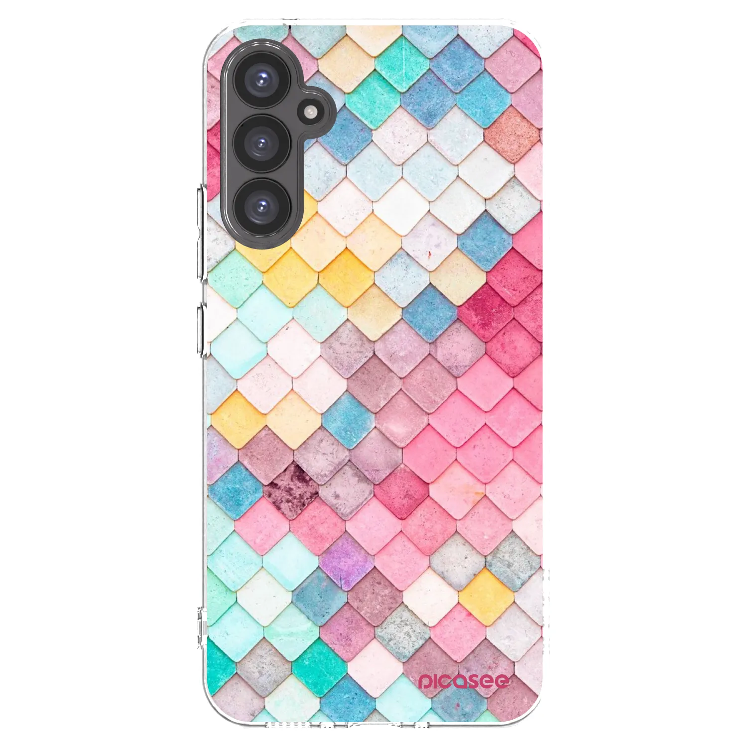 Picasee átlátszó szilikon tok az alábbi mobiltelefonokra Samsung Galaxy A34 5G A346B - Colorful roof