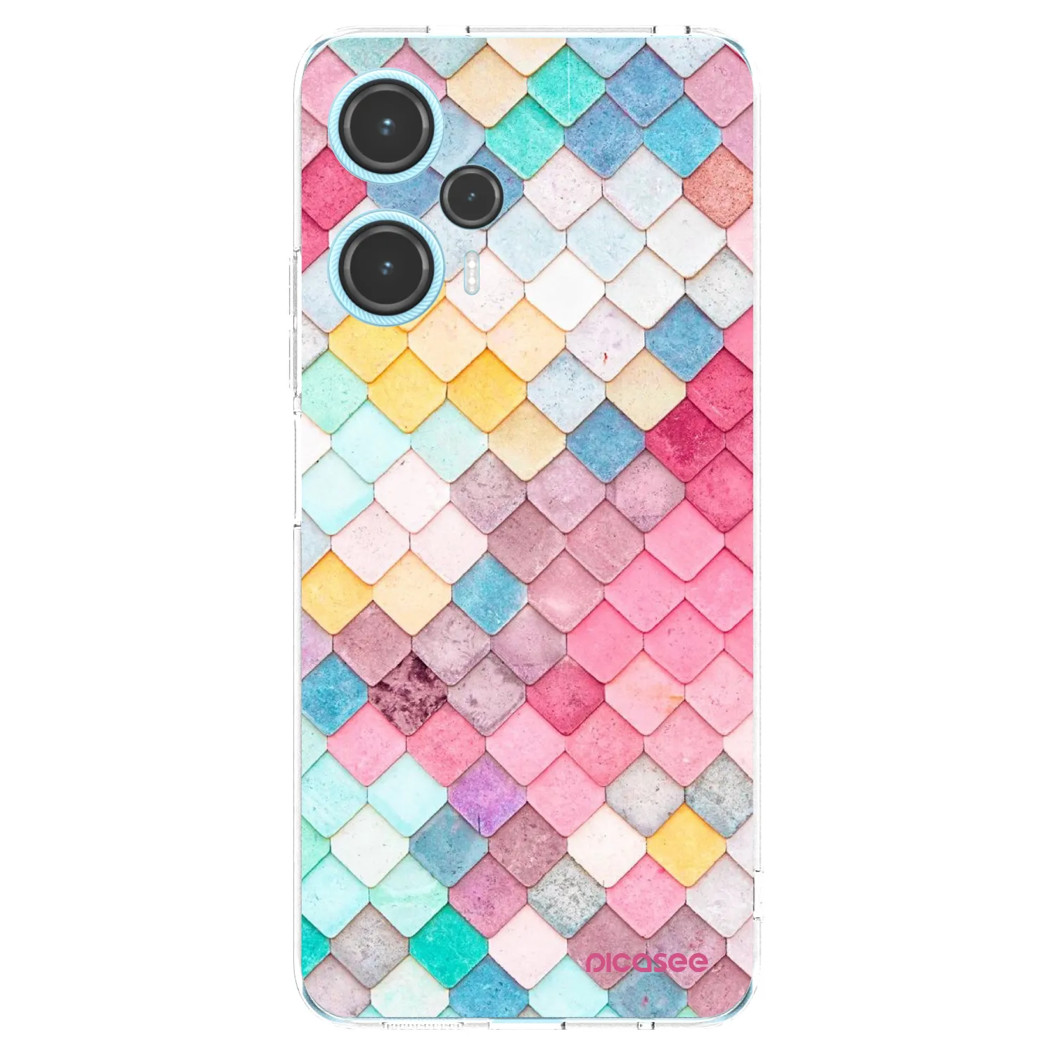 Picasee átlátszó szilikon tok az alábbi mobiltelefonokra Xiaomi Poco F5 - Colorful roof