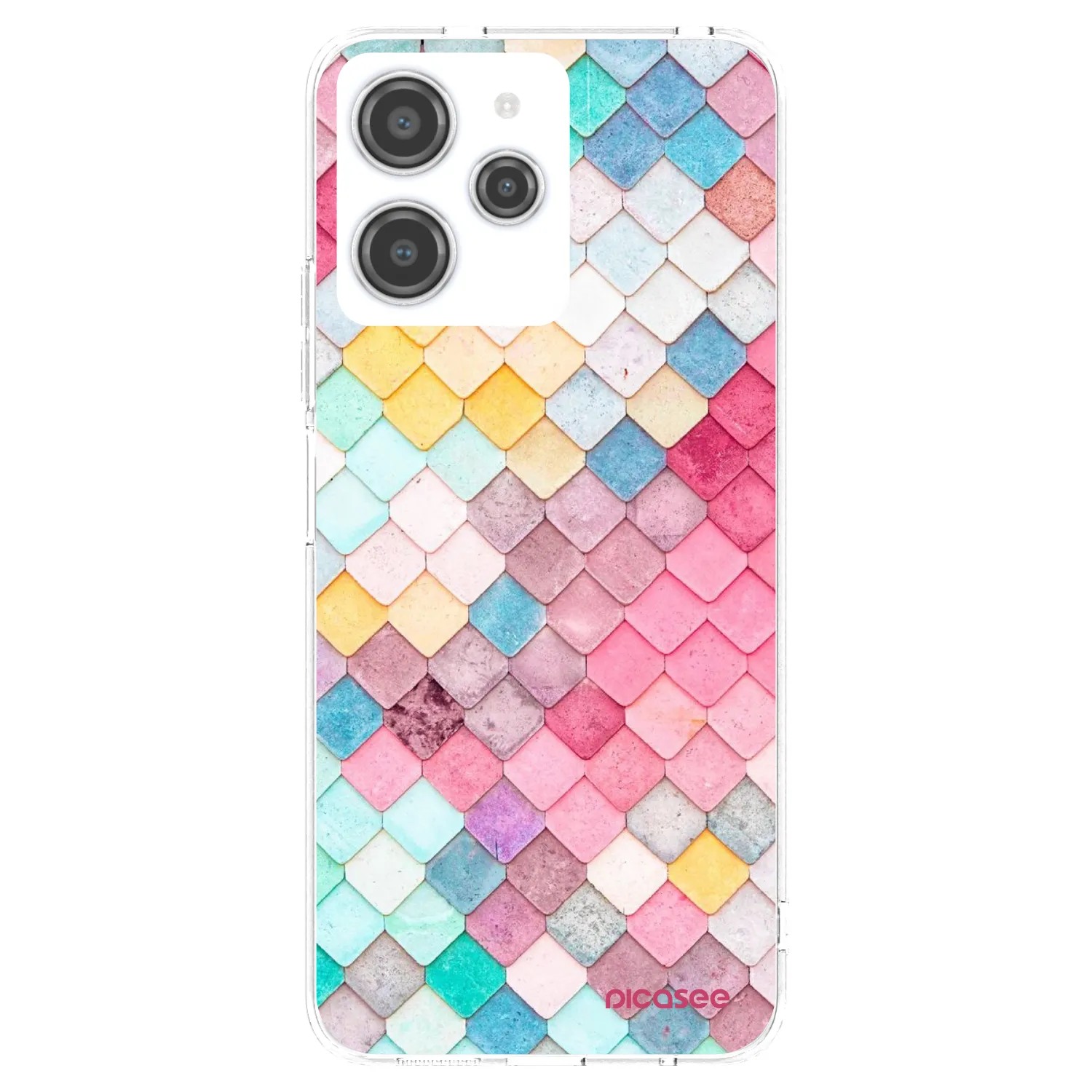 Picasee átlátszó szilikon tok az alábbi mobiltelefonokra Xiaomi Redmi 12 4G - Colorful roof