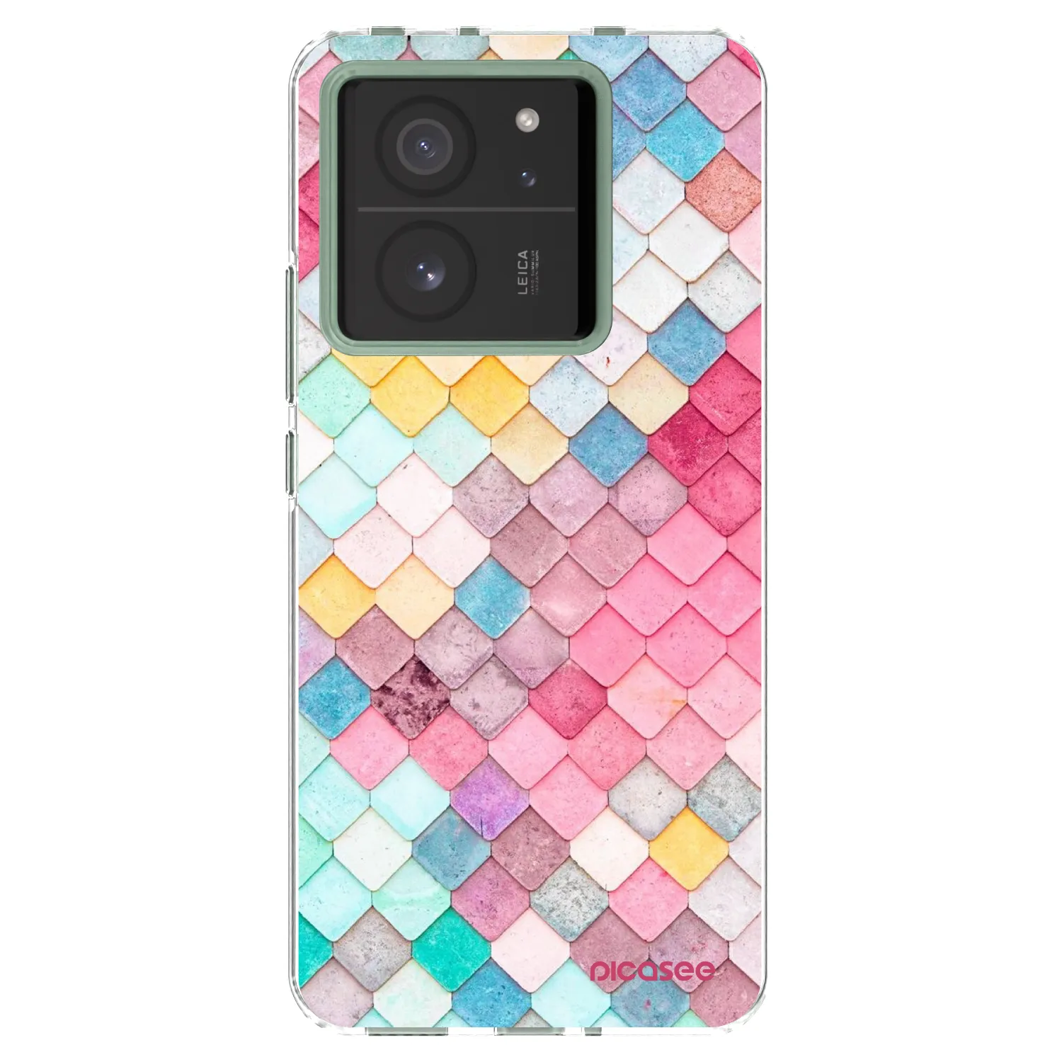 Picasee átlátszó szilikon tok az alábbi mobiltelefonokra Xiaomi 13T - Colorful roof