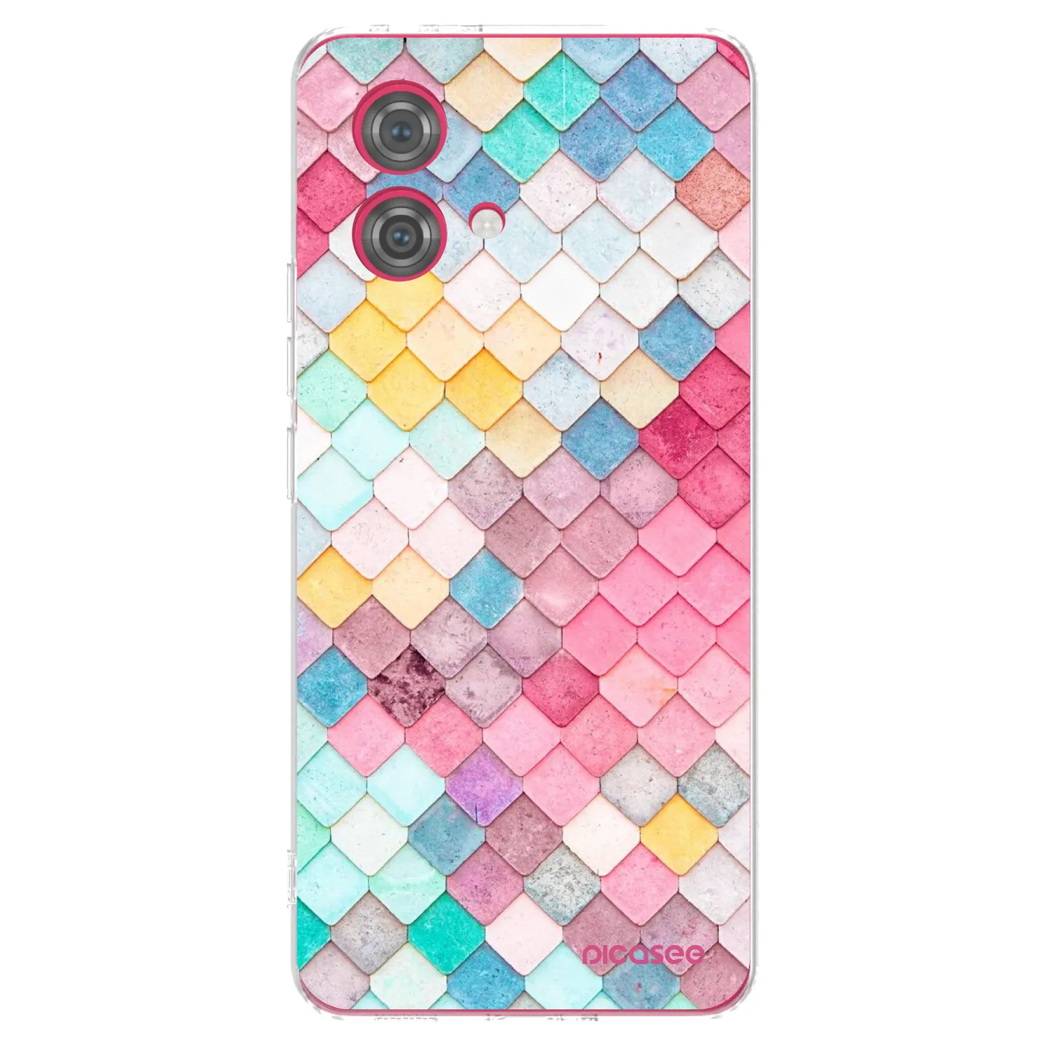 Picasee átlátszó szilikon tok az alábbi mobiltelefonokra Motorola Moto G84 5G - Colorful roof