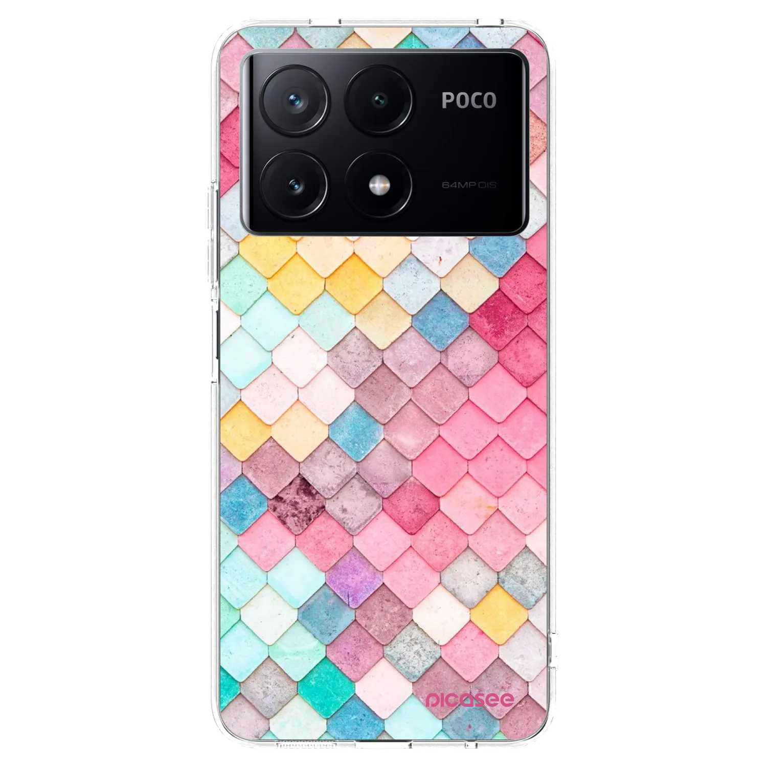 Picasee átlátszó szilikon tok az alábbi mobiltelefonokra Xiaomi Poco X6 Pro - Colorful roof