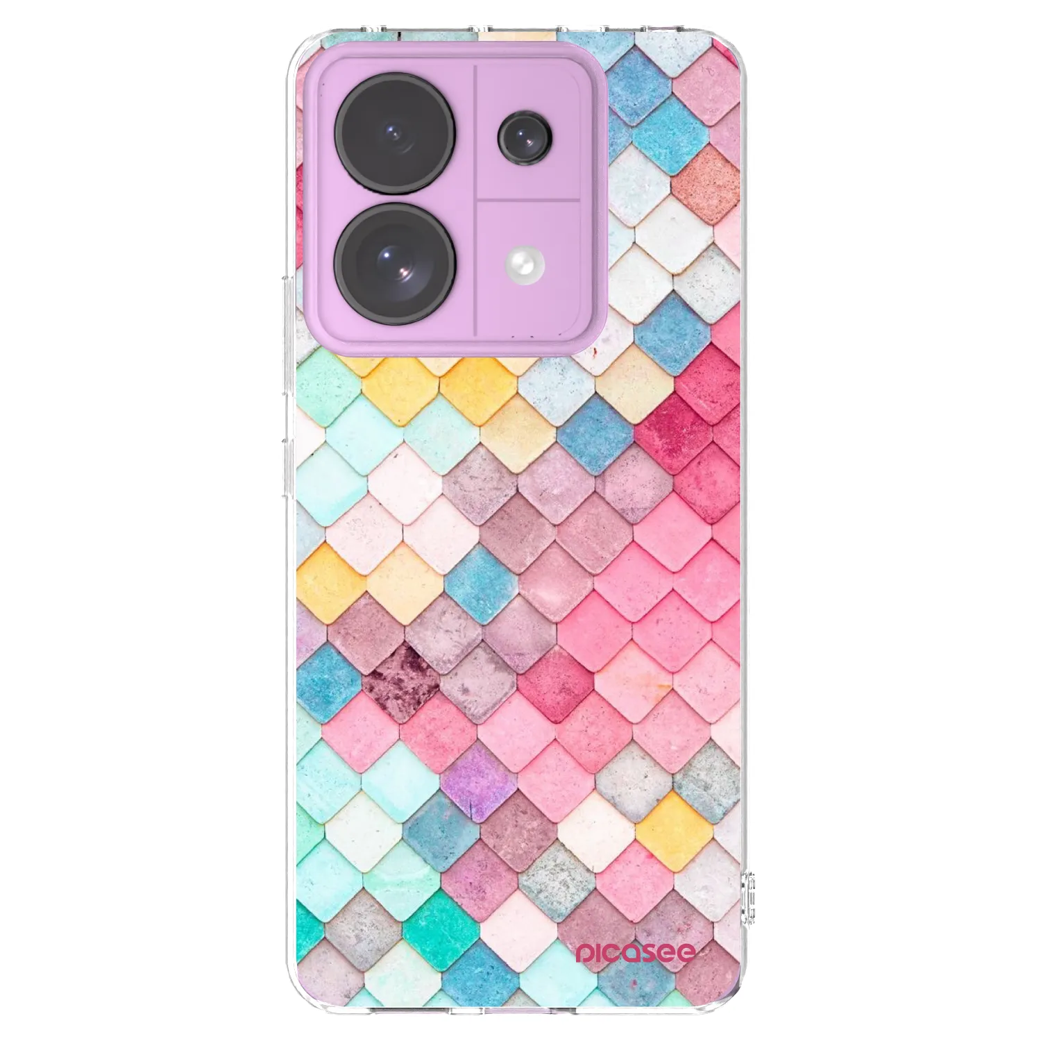 Picasee átlátszó szilikon tok az alábbi mobiltelefonokra Xiaomi Redmi Note 13 Pro 5G - Colorful roof