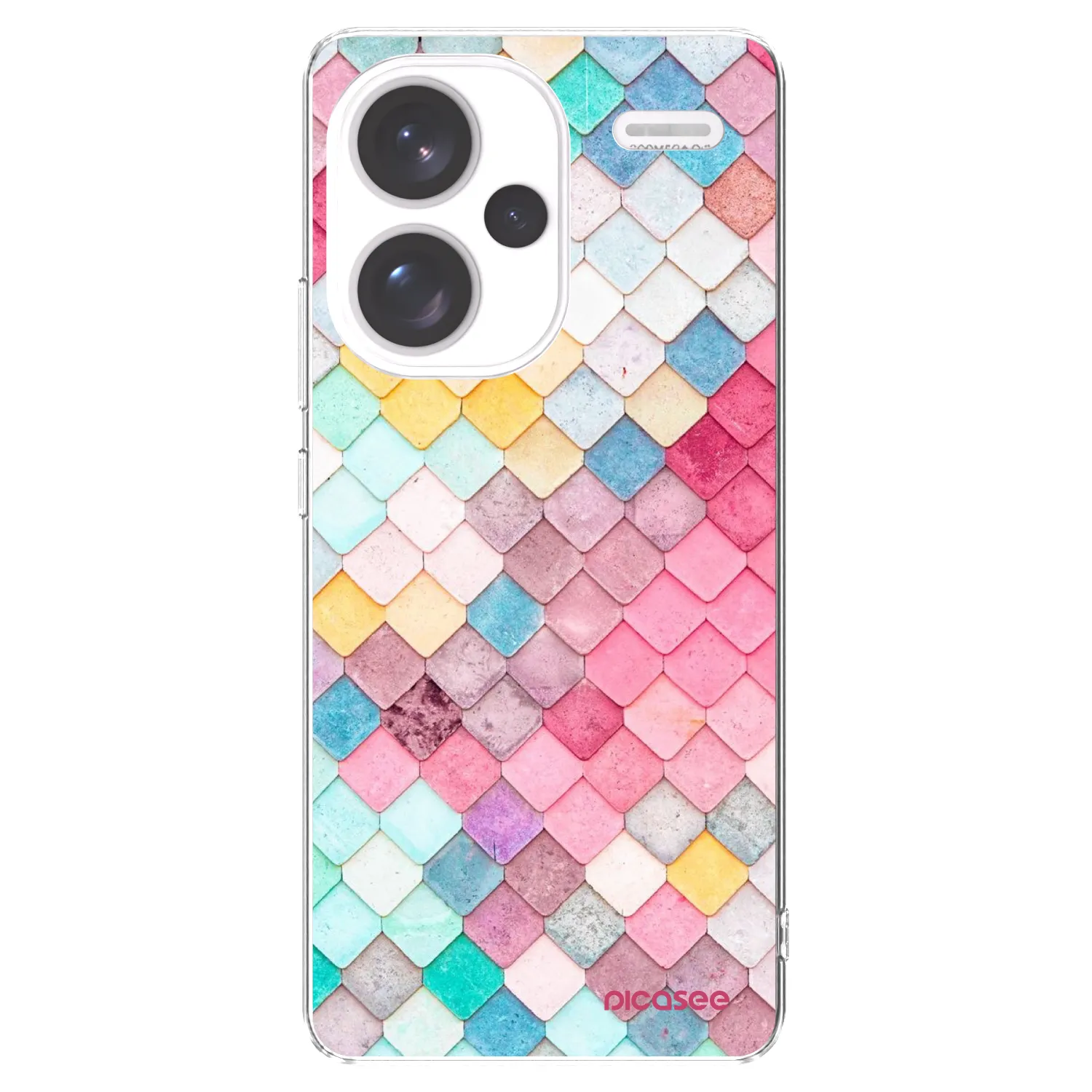 Picasee átlátszó szilikon tok az alábbi mobiltelefonokra Xiaomi Redmi Note 13 Pro+ 5G - Colorful roof