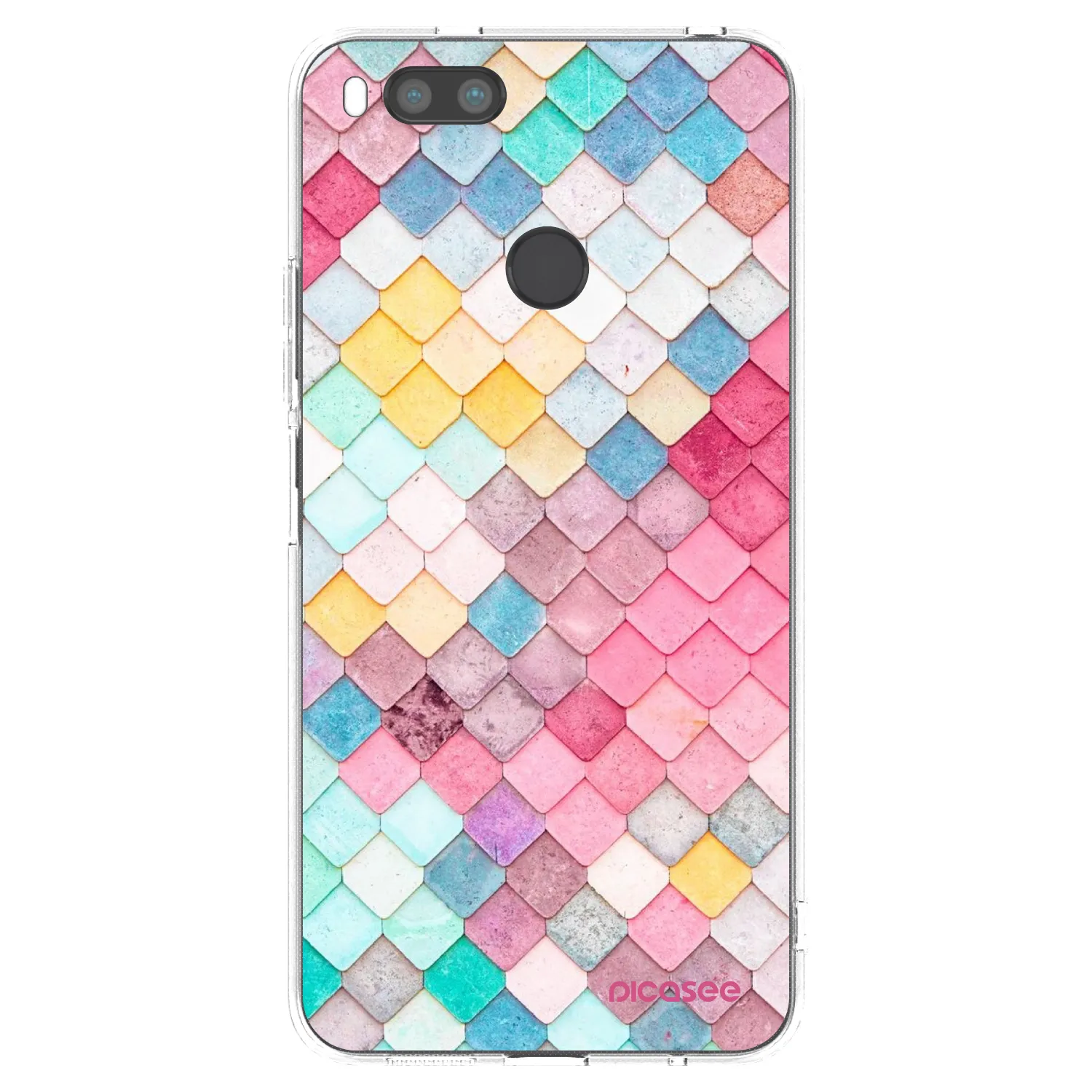 Picasee átlátszó szilikon tok az alábbi mobiltelefonokra Xiaomi Mi A1 Global - Colorful roof