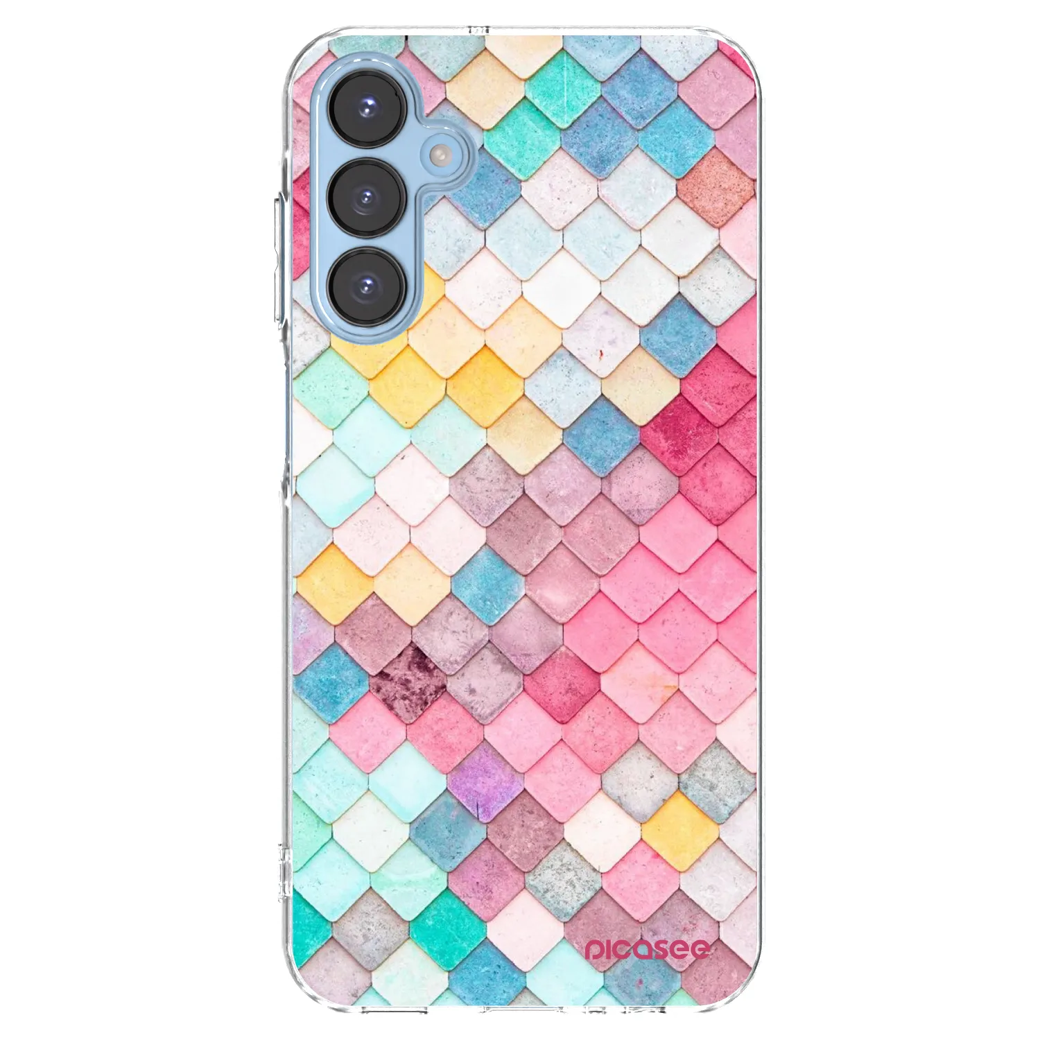 Picasee átlátszó szilikon tok az alábbi mobiltelefonokra Samsung Galaxy A15 A156B 5G - Colorful roof
