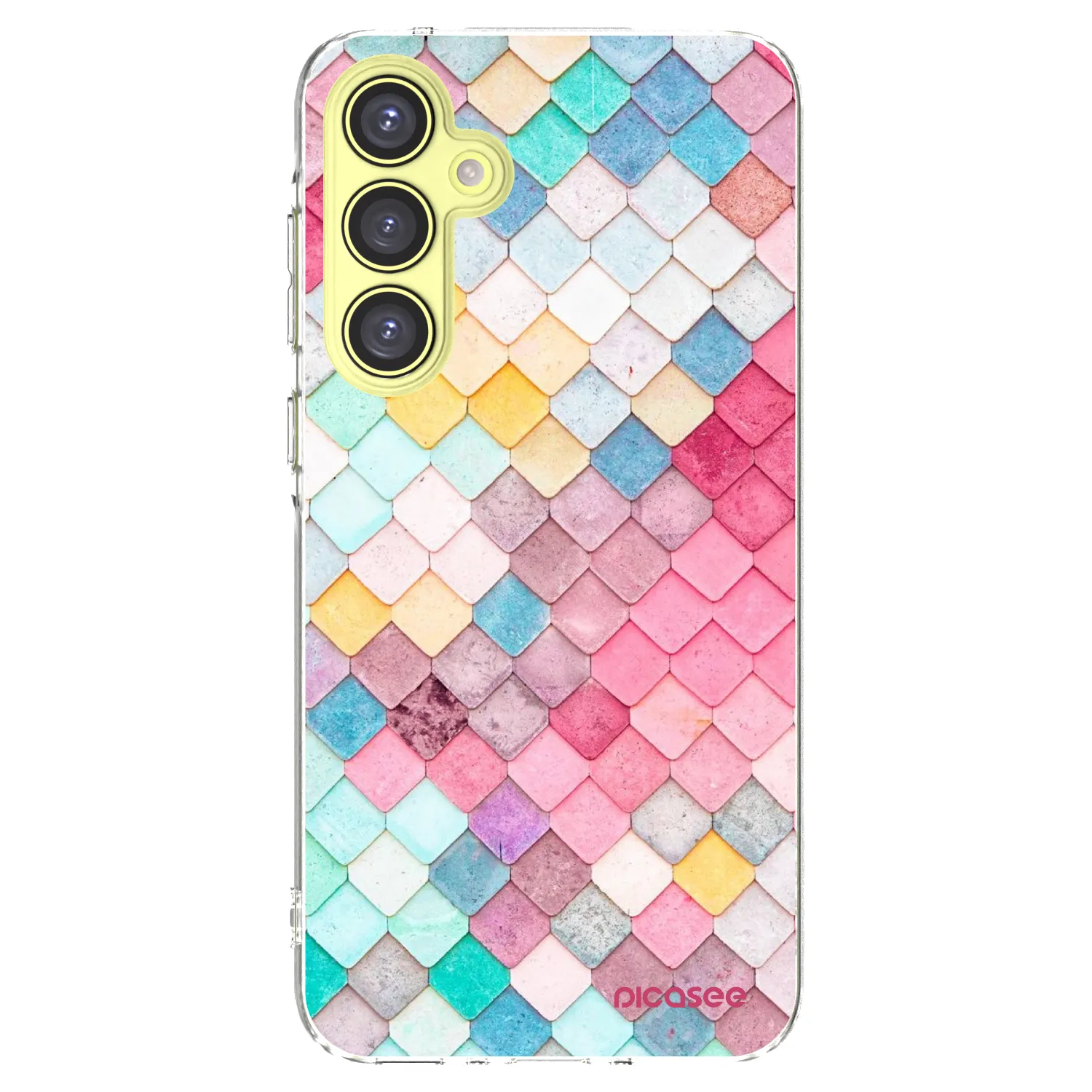 Picasee átlátszó szilikon tok az alábbi mobiltelefonokra Samsung Galaxy A35 5G A356B - Colorful roof
