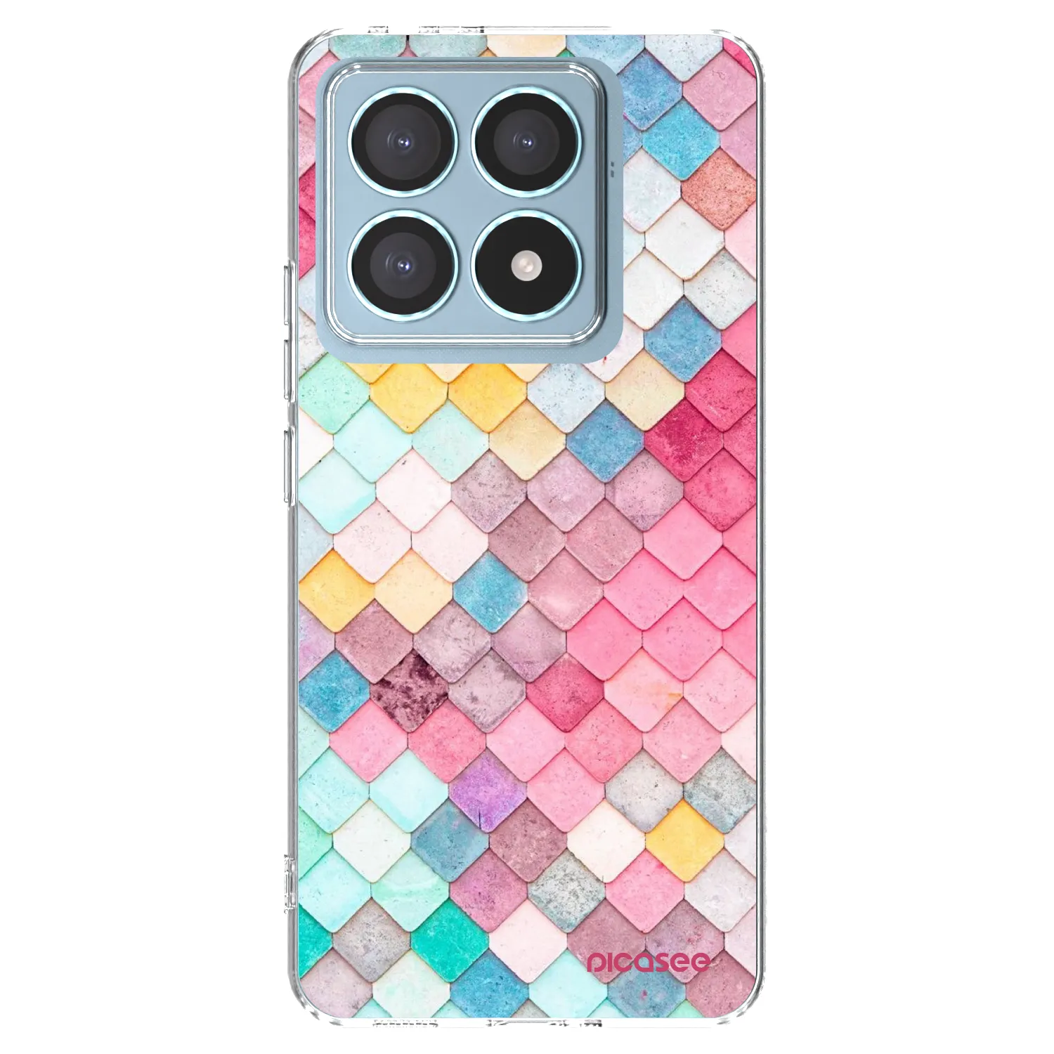 Picasee átlátszó szilikon tok az alábbi mobiltelefonokra Xiaomi 14T Pro - Colorful roof