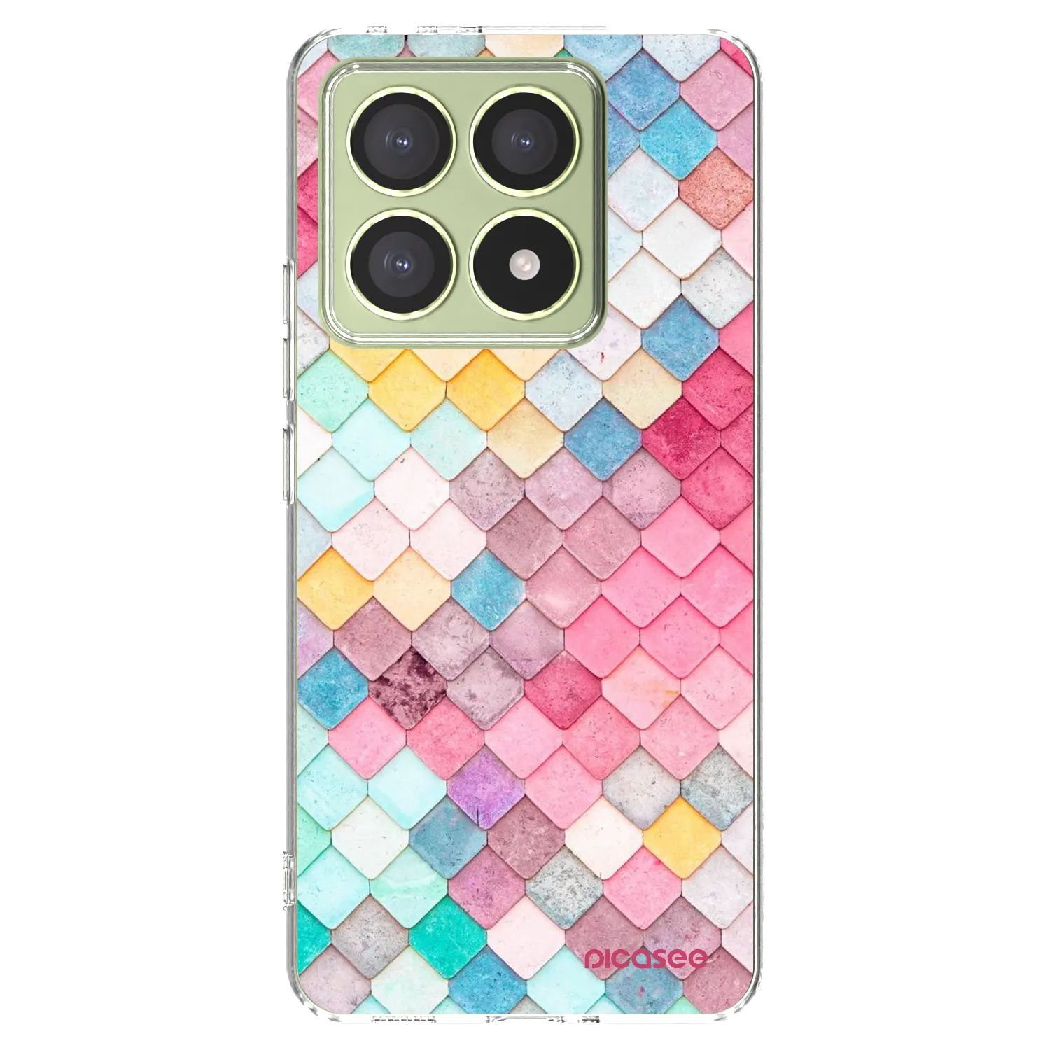 Picasee átlátszó szilikon tok az alábbi mobiltelefonokra Xiaomi 14T - Colorful roof