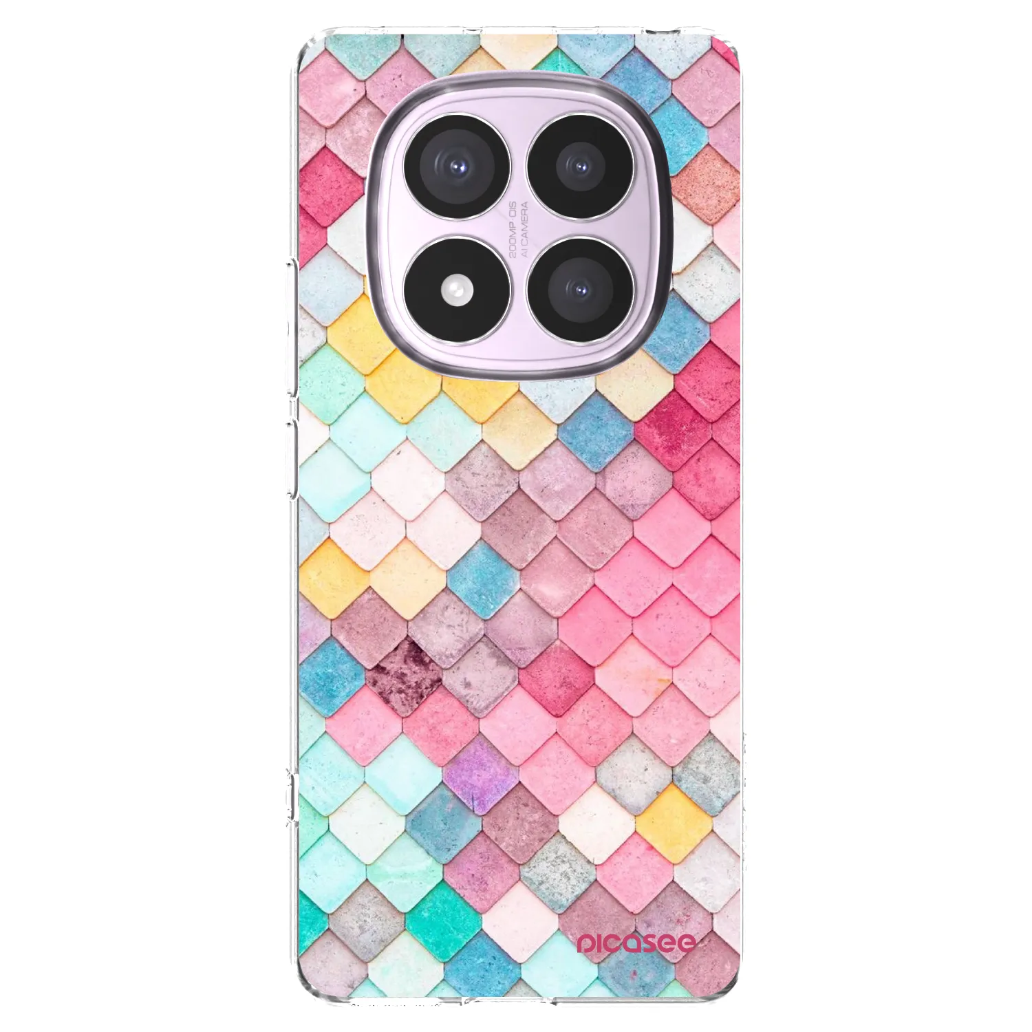 Picasee átlátszó szilikon tok az alábbi mobiltelefonokra Xiaomi Redmi Note 14 Pro 5G - Colorful roof