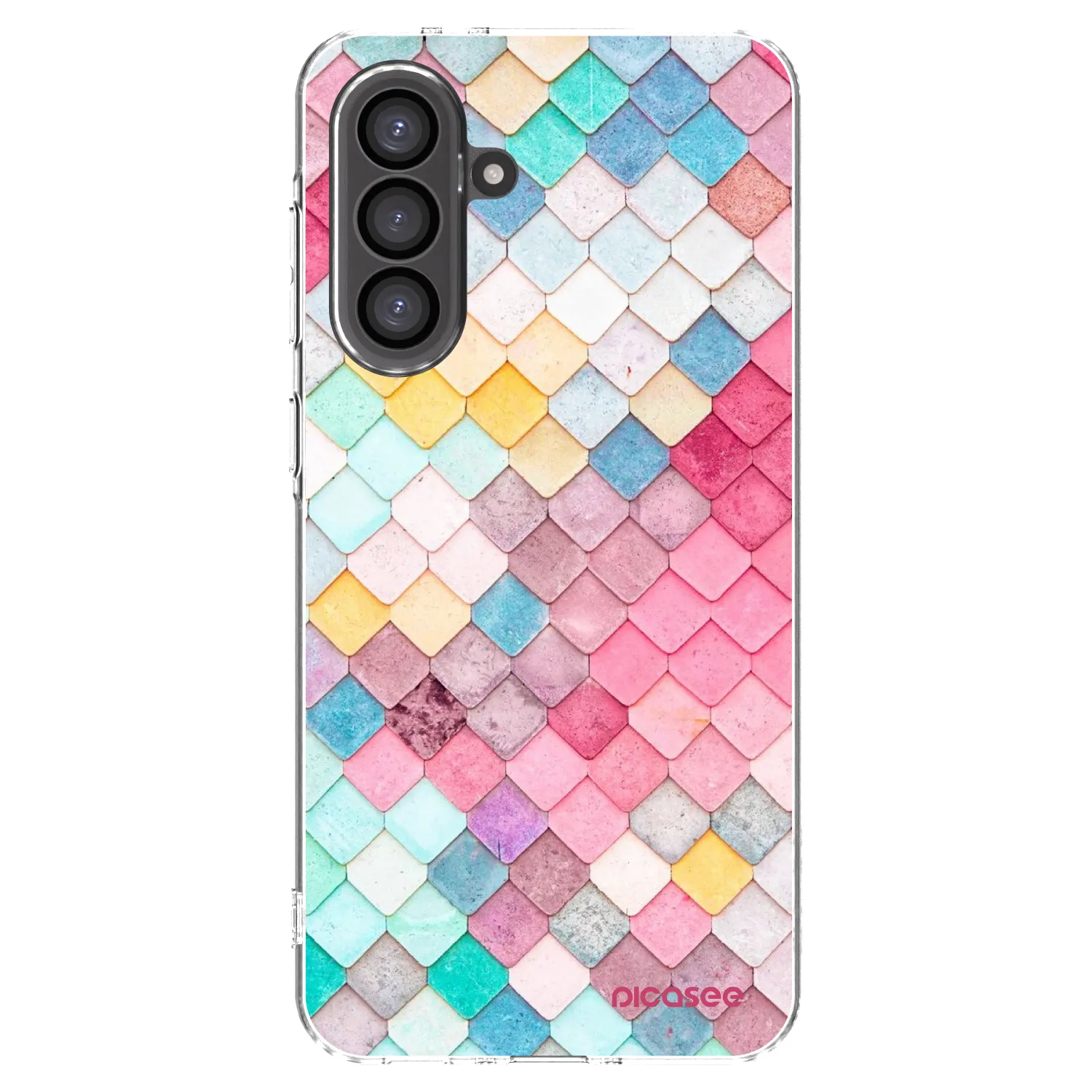 Picasee átlátszó szilikon tok az alábbi mobiltelefonokra Samsung Galaxy A36 5G - Colorful roof