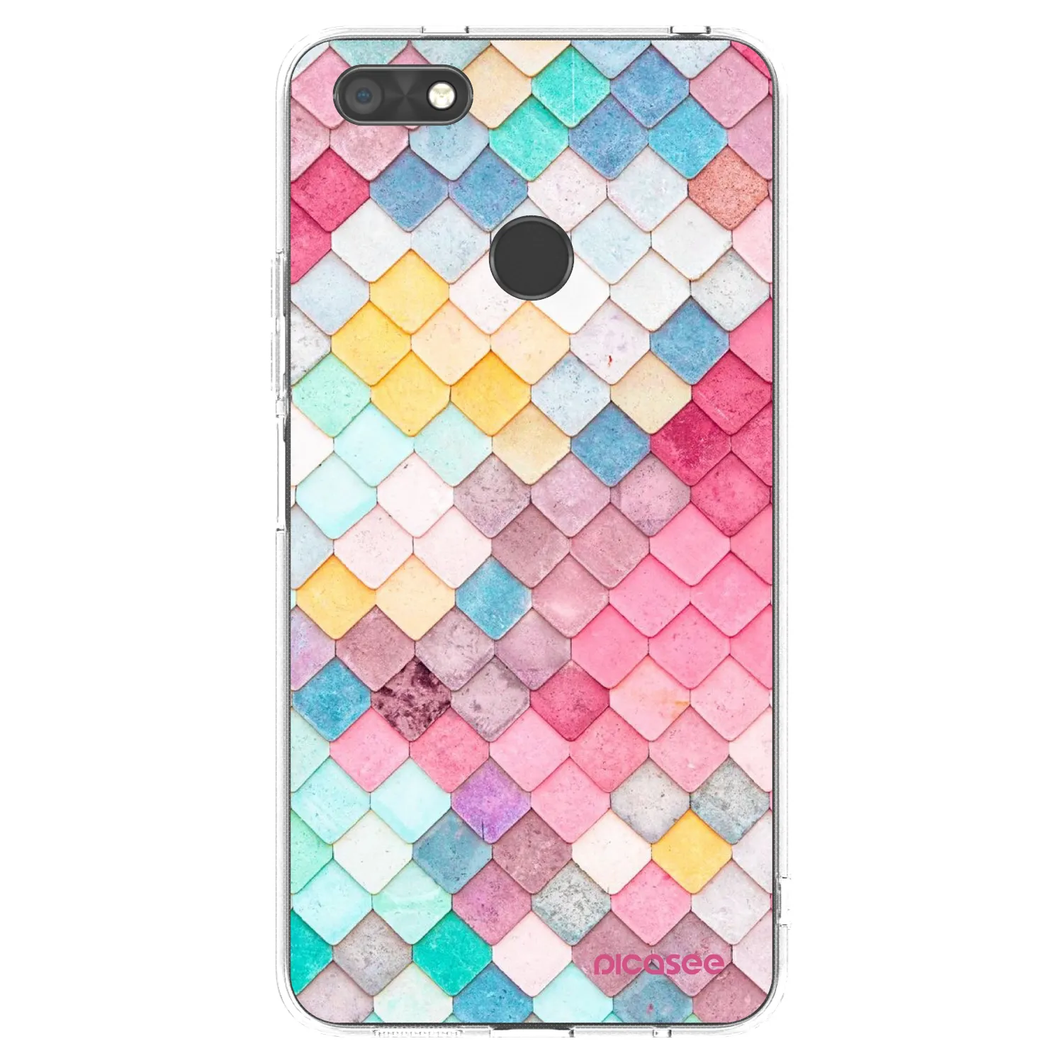 Picasee átlátszó szilikon tok az alábbi mobiltelefonokra Huawei P9 Lite Mini - Colorful roof