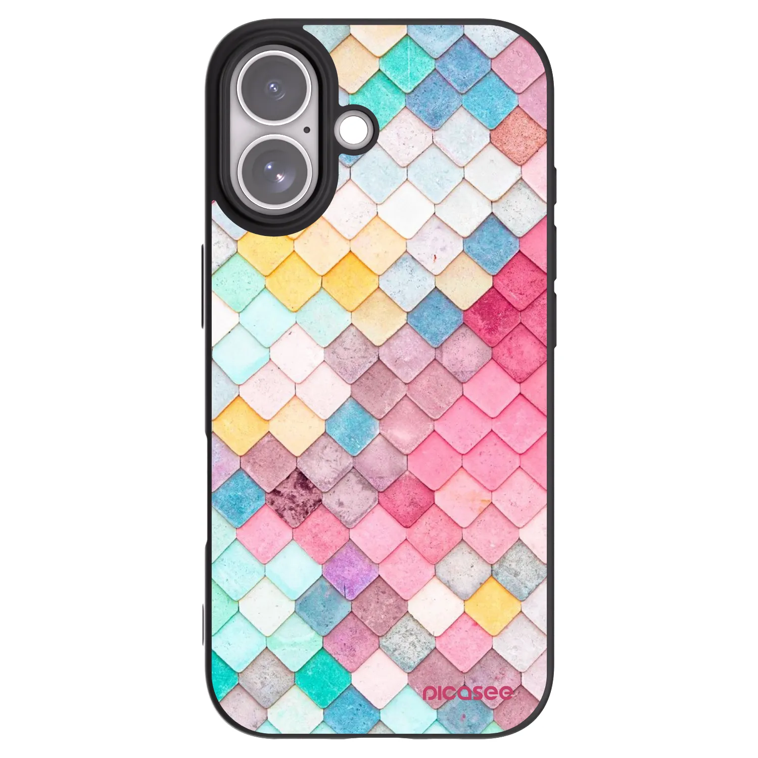 Picasee fekete szilikon tok az alábbi mobiltelefonokra Apple iPhone 17 - Colorful roof