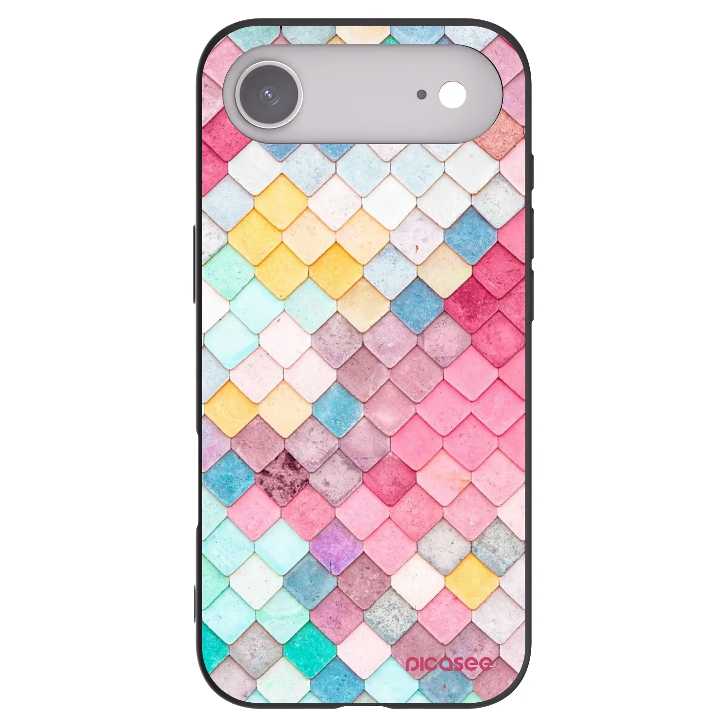 Picasee fekete szilikon tok az alábbi mobiltelefonokra Apple iPhone Air - Colorful roof