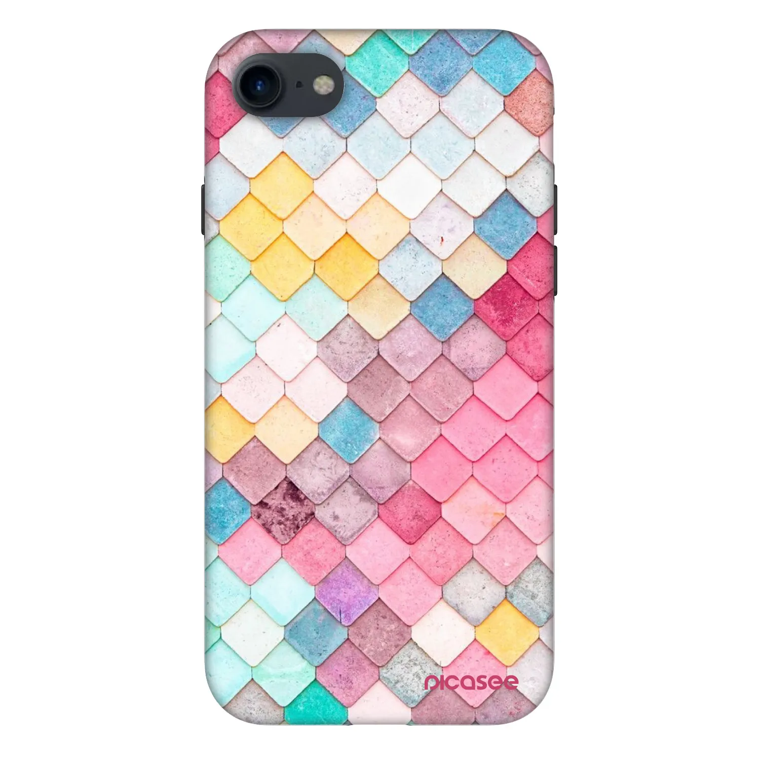 Picasee Fashion Case Apple iPhone SE 2022 - Colorful roof