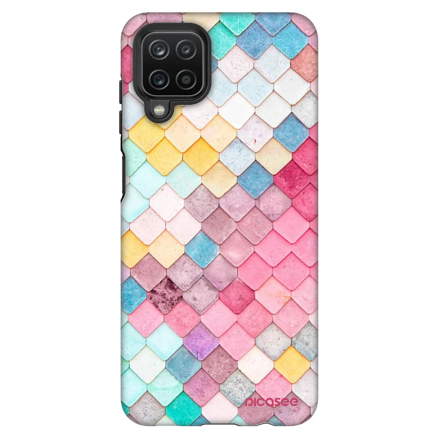 Picasee Fashion Case Samsung Galaxy A12 A125F - Colorful roof