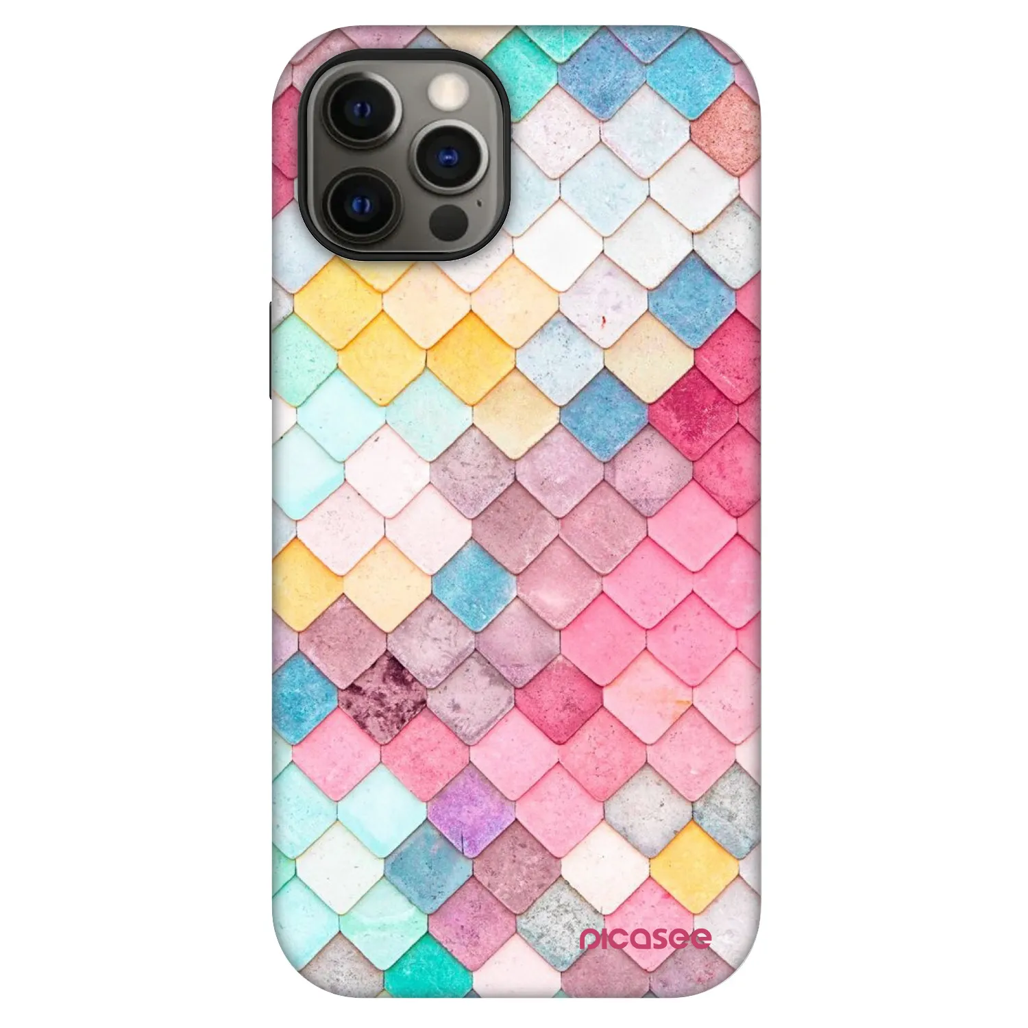 Picasee Fashion Case MagSafe Apple iPhone 12 Pro - Colorful roof