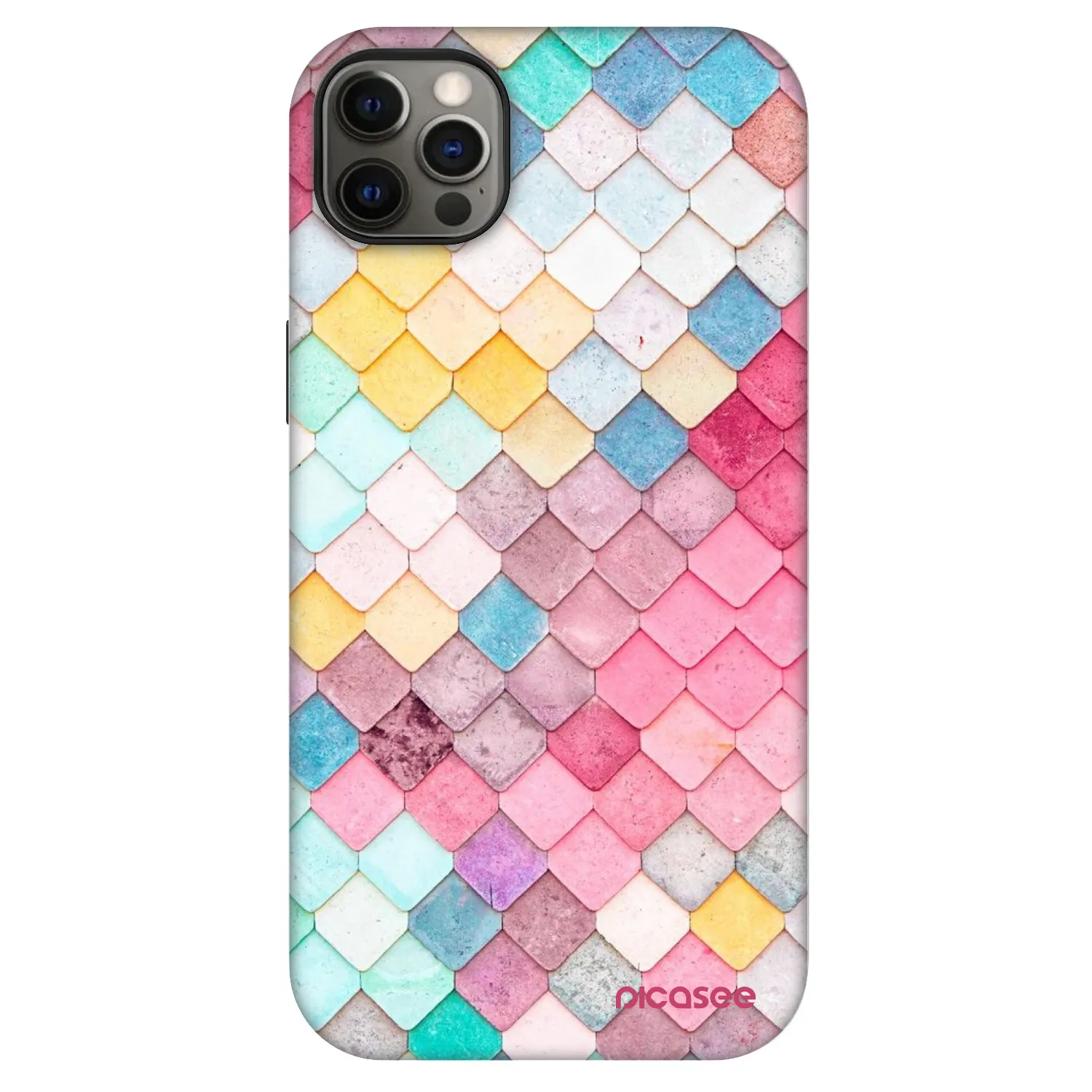 Picasee Fashion Case MagSafe Apple iPhone 12 Pro Max - Colorful roof